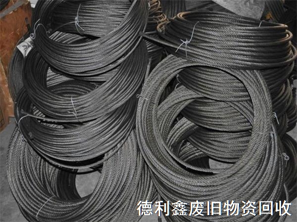 天津钢丝绳回收，天津电梯钢丝绳回收，油绳回收